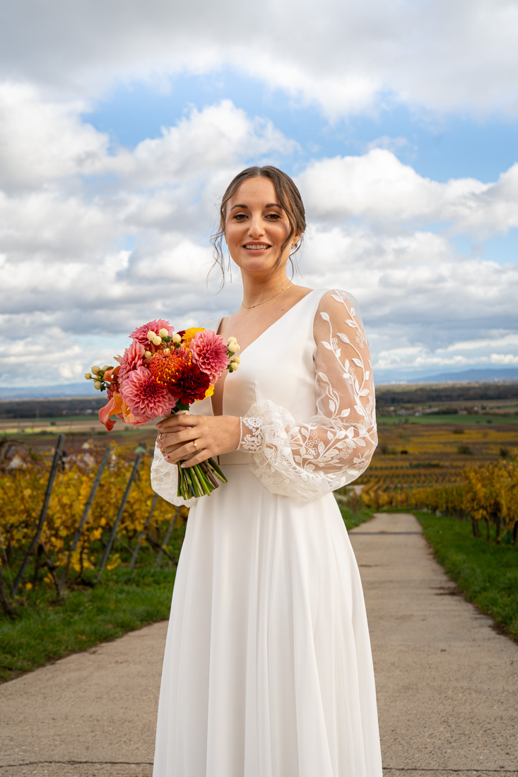 Photo extérieure mariée