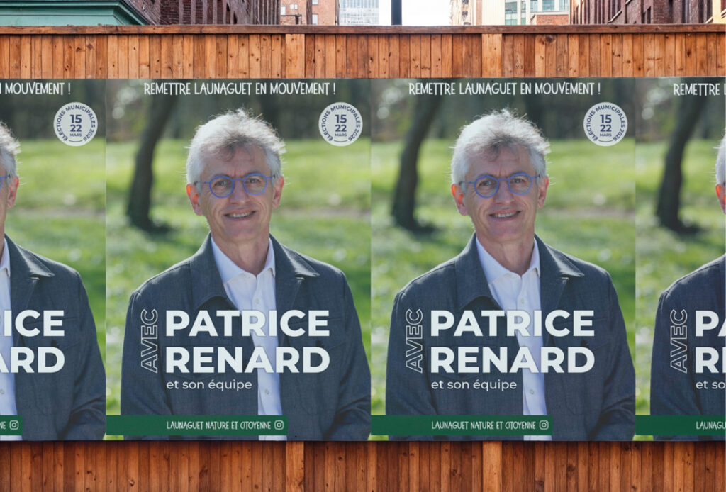 Affiche campagne politique Toulouse